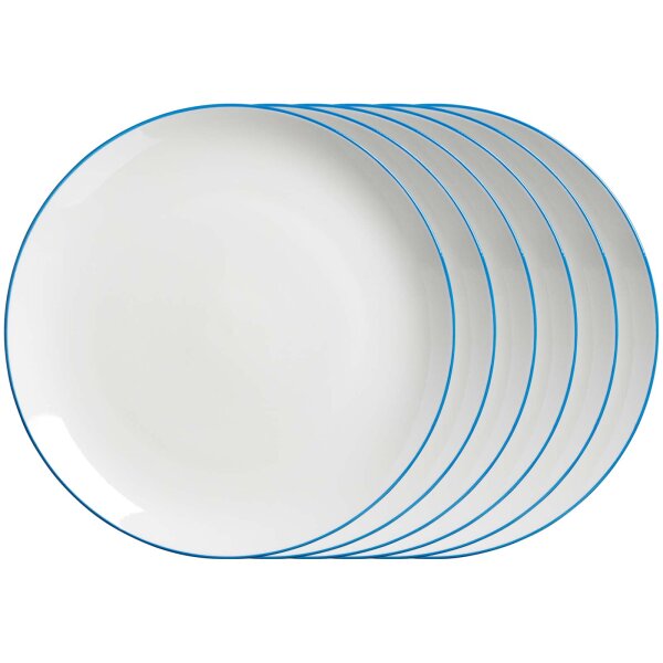 Ritzenhoff & Breker Adela Speiseteller ø 26,5 cm 6er Set - blau