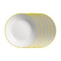 Ritzenhoff & Breker Adela Suppenteller ø 20 cm 6er Set - gelb