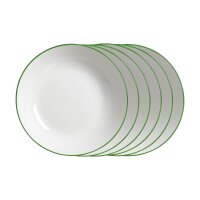 Ritzenhoff & Breker Adela Suppenteller ø 20 cm 6er Set - grün