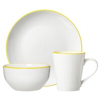 Ritzenhoff & Breker Adela Frühstücks-Set 18-teilig - gelb