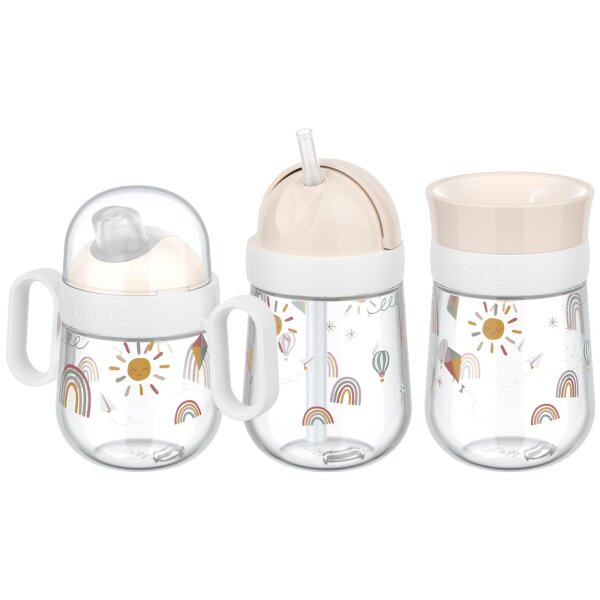 Mepal MIO Trinklernbecher Set 3-teilig - Sunshine & Rainbow (2025)
