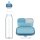 Mepal CAMPUS Pausenset 2-teilig - Cool Blue (2025)