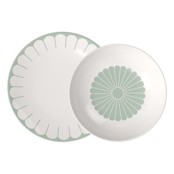 Villeroy & Boch Fleur Couleur Tafelservice 12-teilig - Vert