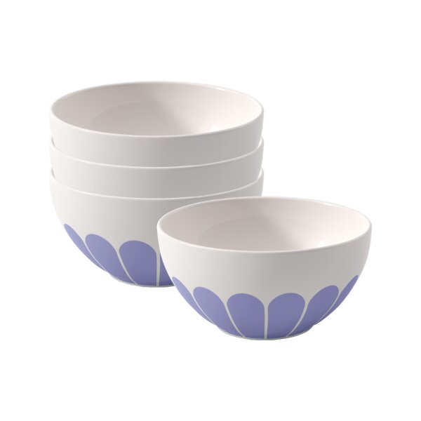 Villeroy & Boch Fleur Couleur Müslischale ø 14,1 cm 4er Set - Bleu