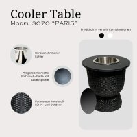 COOTAB Cooler Table PARIS 3-in-1 Loungetisch mit...