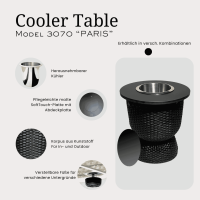 COOTAB Cooler Table PARIS Beistelltisch mit...
