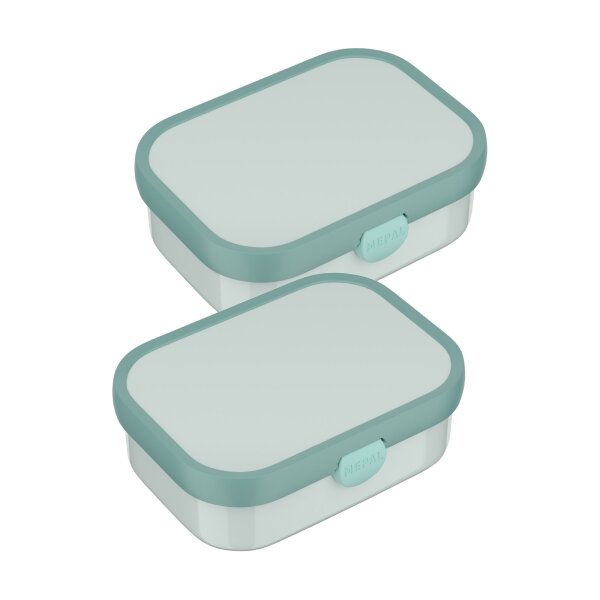 Mepal CAMPUS Brotdose mit Gabel 2er Set - Cool Mint (2025)