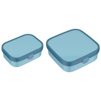 Mepal CAMPUS Brotdosen-Set mit Gabel - Cool Blue (2025)