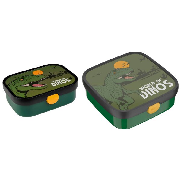 Mepal CAMPUS Brotdosen-Set mit Gabel - Dino (2025)