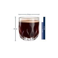 Leonardo GOCCE Kaffeeglas (3) 220 ml 2er Set