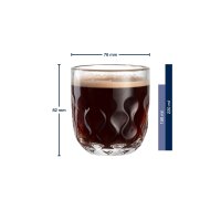 Leonardo GOCCE Kaffeeglas (2) 220 ml 2er Set