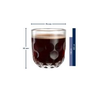 Leonardo GOCCE Kaffeeglas (1) 220 ml 2er Set