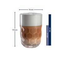 Leonardo GOCCE Latte Macchiato Glas (1) 390 ml 2er Set