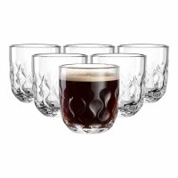 Leonardo GOCCE Kaffeeglas (2) 220 ml 6er Set