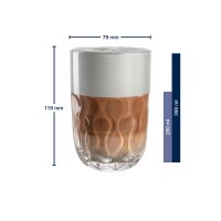 Leonardo GOCCE Latte Macchiato Glas (2) 390 ml 6er Set