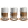 Leonardo GOCCE Latte Macchiato-Set mit Untersetzer 6-teilig
