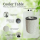 COOTAB Cooler Table LONDON 4-in-1 Loungetisch mit Edelstahl-Kühler - Champagner/Schwarz