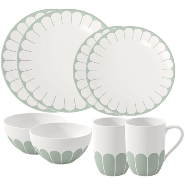 Villeroy & Boch Fleur Couleur Starter-Set 8-teilig - Vert