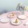 Villeroy & Boch Fleur Couleur Speiseteller-Set ø 26,6 cm 4-teilig