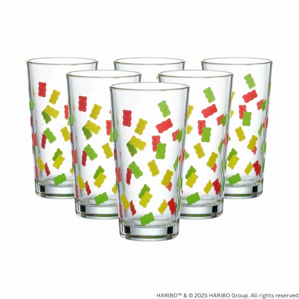 Ritzenhoff & Breker Haribo Allover Trinkglas 380 ml 6er Set