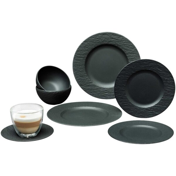 Villeroy & Boch Manufacture Rock Starter-Set 10-teilig