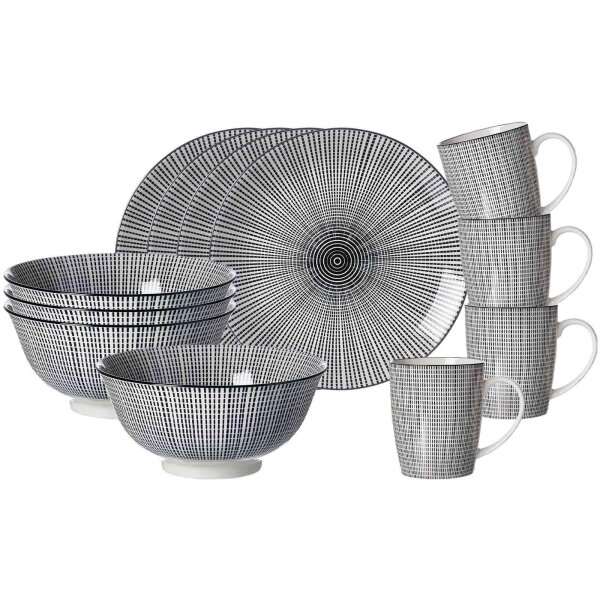 Ritzenhoff & Breker Takeo Stripes Frühstücksset 12-teilig