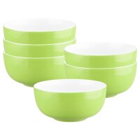 Seltmann Weiden Liberty Pure Colors Müslischale ø 15 cm 6er Set - Lime Green