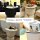 COOTAB Cooler Table PARIS 3-in-1 Loungetisch mit Acryl-Kühler - Schwarz/Champagner