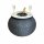 COOTAB Cooler Table MILANO 3-in-1 Loungetisch mit Acryl-Kühler - Anthrazit/Champagner