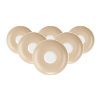 Seltmann Weiden Liberty Pure Colors Espressountertasse ø 12 cm 6er Set - Dusty Beige