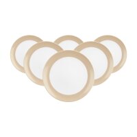 Seltmann Weiden Liberty Pure Colors Brotteller ø 17,5 cm 6er Set - Dusty Beige