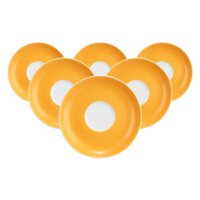 Seltmann Weiden Liberty Pure Colors Teeuntertasse ø 13 cm 6er Set - Mango Orange