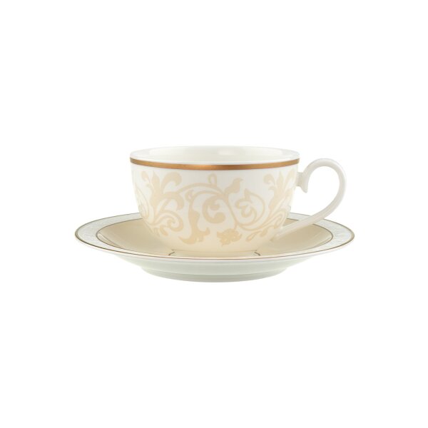 Villeroy & Boch Ivoire Frühstückstasse mit Untertasse 310 ml