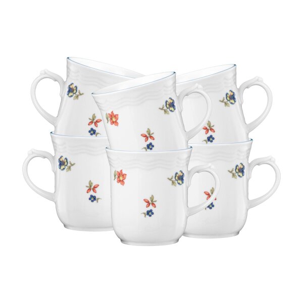 Seltmann Weiden Sonate Nostalgie Henkelbecher 290 ml 6er Set