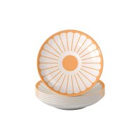 Villeroy & Boch Fleur Couleur Espressountertasse ø 11,7 cm 6er Set - Soleil
