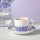Villeroy & Boch Fleur Couleur Espressotasse mit Untertasse 70 ml 6er Set - Bleu
