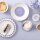Villeroy & Boch Fleur Couleur Espressotasse mit Untertasse 70 ml 6er Set - Bleu