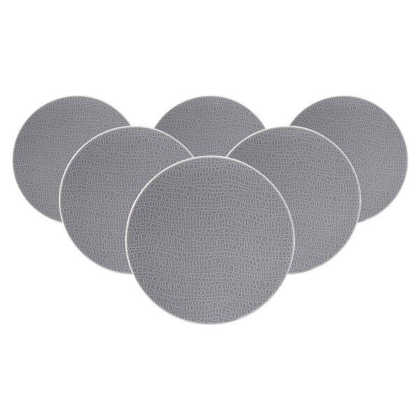Seltmann Weiden Life Fashion Brotteller ø 16,5 cm 6er Set - Elegant Grey