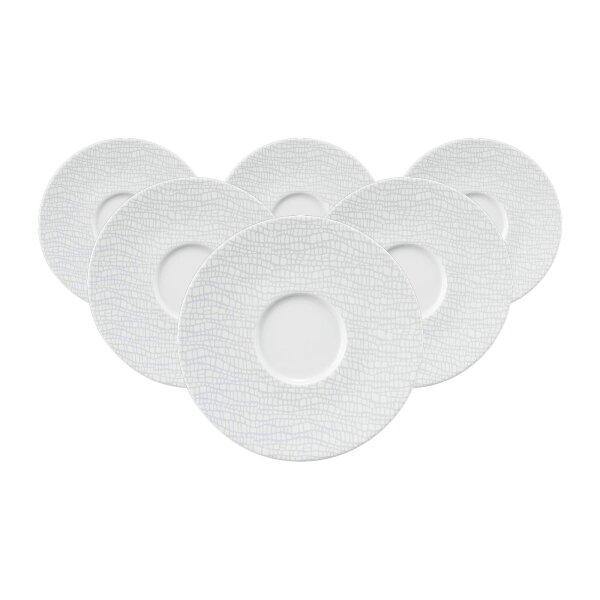 Seltmann Weiden Life Fashion Untertasse ø 16,5 cm 6er Set - Elegant Grey