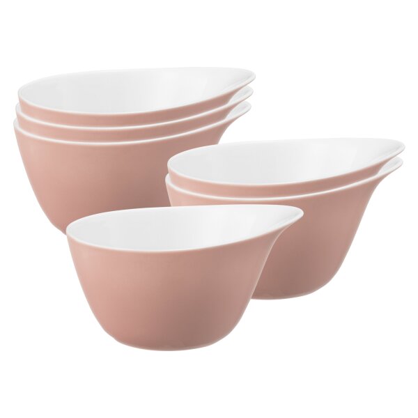 Seltmann Weiden Life Fashion Müslischale 16 x 14 cm 6er Set - Posh Rose