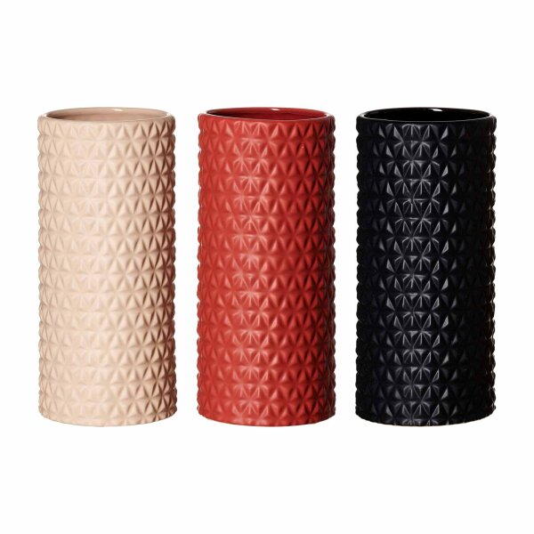 Ritzenhoff & Breker Raute Vase 25 cm 3er Set Mixed