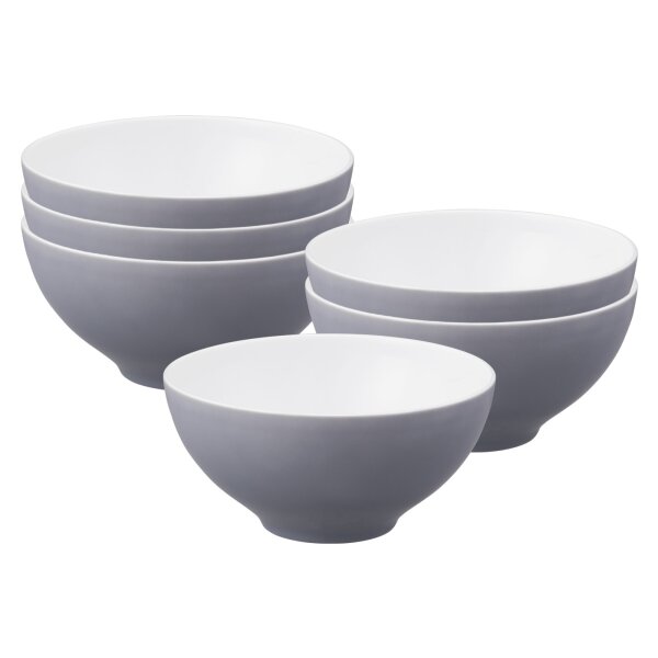 Seltmann Weiden Life Fashion Schüssel ø 15,5 cm 6er Set - Elegant Grey
