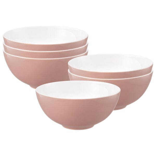 Seltmann Weiden Life Fashion Schüssel ø 21 cm 6er Set - Posh Rose