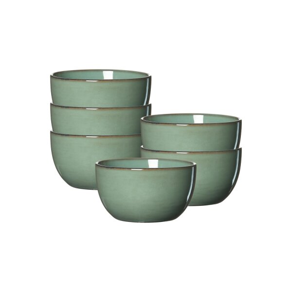 Ritzenhoff & Breker Alicante Müslischale ø 13,5 cm 6er Set - Grün