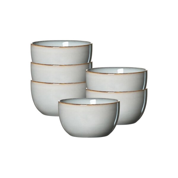 Ritzenhoff & Breker Alicante Müslischale ø 13,5 cm 6er Set - Grau