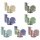 Seltmann Weiden Beat Color Glaze Henkelbecher mit Untertassen 6er Set