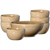 Ritzenhoff & Breker Alicante Salat-Set 7-teilig - Braun