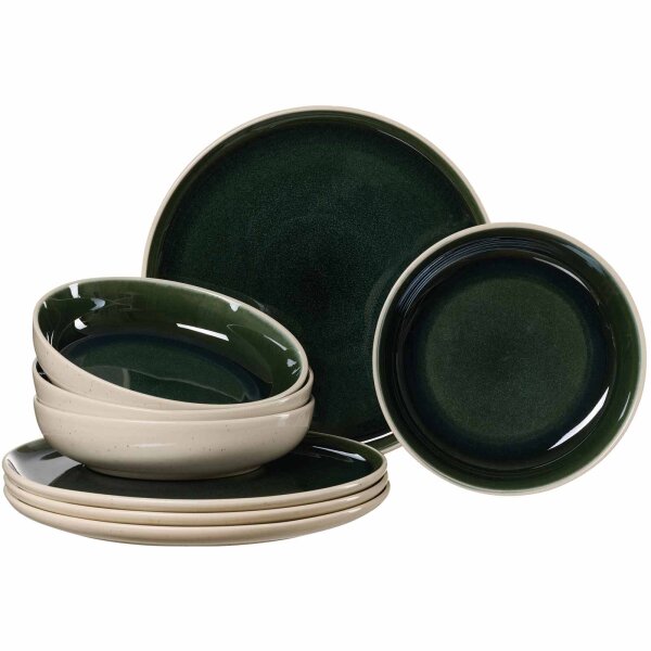 Ritzenhoff & Breker Skog Tafel-Set 8-teilig - Dunkelgrün