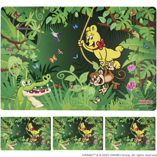Ritzenhoff & Breker Haribo Jungle Tischset 45 x 30 cm 4er Set