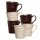 Ritzenhoff & Breker Usato Henkelbecher 360 ml 6er Set sortiert